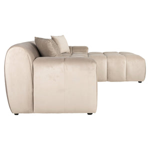 Sofa Cube 3 – Seater + Lounge Right (quartz Khaki 903)