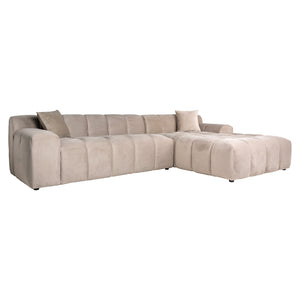 Sofa Cube 3 – Seater + Lounge Right (quartz Khaki 903)