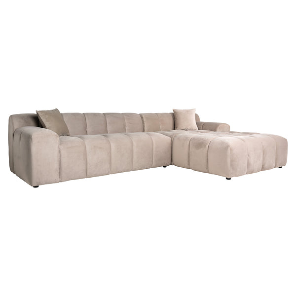 Sofa Cube 3 – Seater + Lounge Right (quartz Khaki 903)