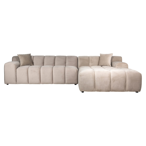 Sofa Cube 3 – Seater + Lounge Right (quartz Khaki 903)