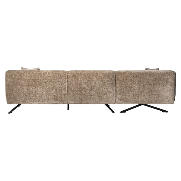 Sofa Donovan 3 – Seater + Lounge Left (bergen 104 Taupe Chenille)