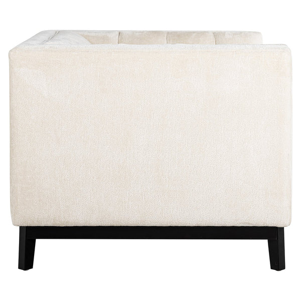 Lounge Chair Beaudy White Chenille Fire Retardant (fr – Bergen 900 White Chenille) – Richmond Interiors