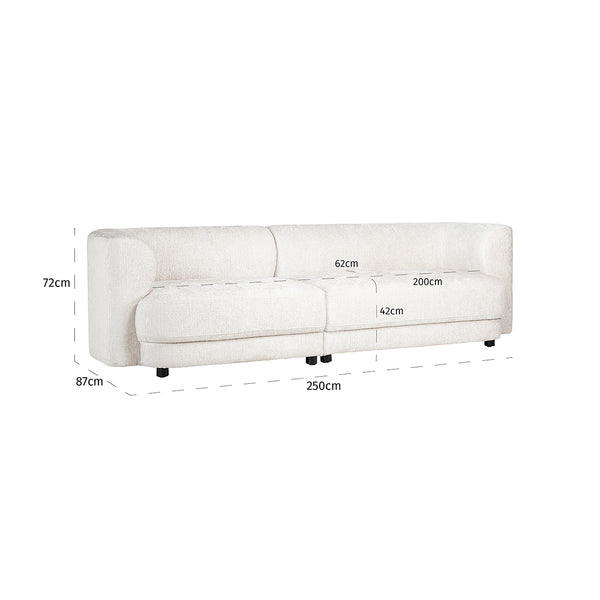 Sofa Davina Cream Fusion (fusion Cream 02)