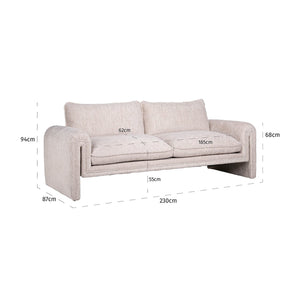 Sofa Sandro Lovely Cream (be Lovely 11 Cream)