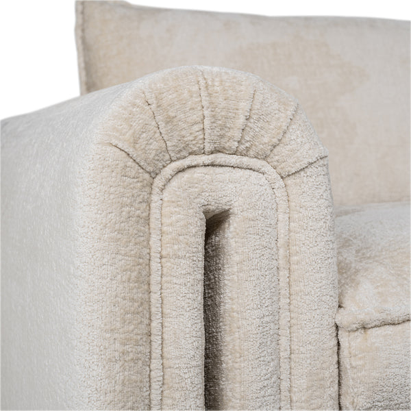 Sofa Sandro White Chenille (bergen 900 White Chenille)