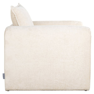 Lounge Chair Sandro White Chenille (bergen 900 White Chenille)