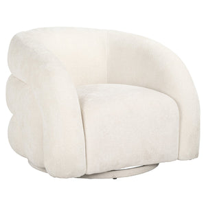 Swivel lounge chair Arcus unicorn white (Unicorn 02 white)