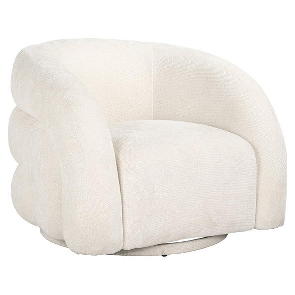 Swivel lounge chair Arcus unicorn white (Unicorn 02 white)