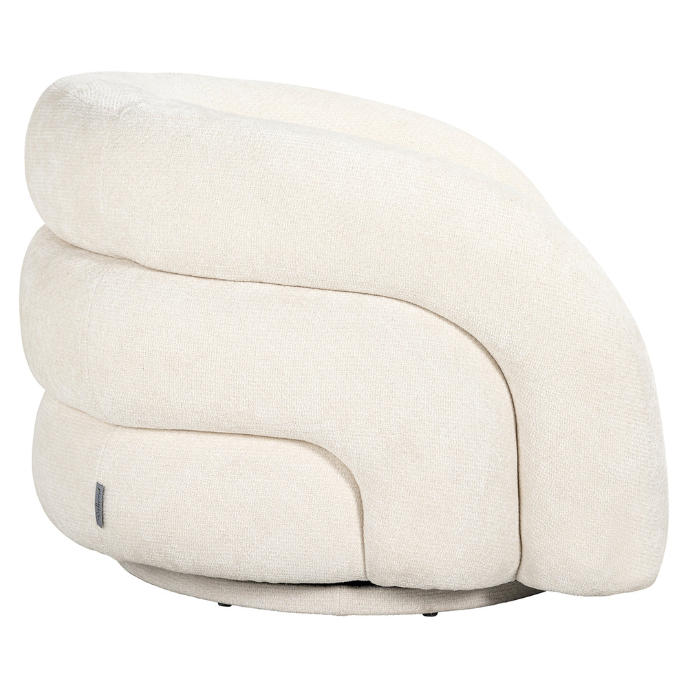 Swivel lounge chair Arcus unicorn white (Unicorn 02 white)