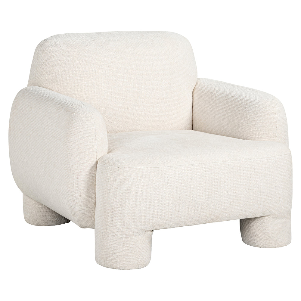Lounge chair Boli unicorn white (Unicorn 02 white)
