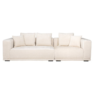 Sofa Lusso 3 – Seasts Beige Chenille (niagara 902 Beige)