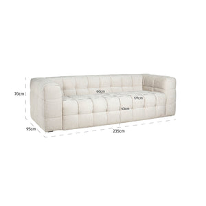 Sofa Merrol Cream Fusion Fire Retardant – Richmond Interiors