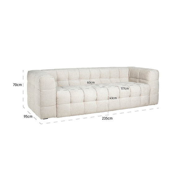 Sofa Merrol Cream Fusion Fire Retardant – Richmond Interiors