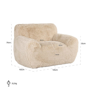 Lounge Chair Comfy Sand Yakety (yakety Yak Sand)