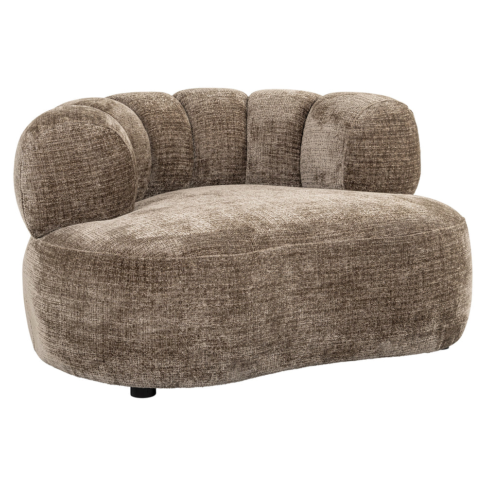 Lounge love chair Penelope stone fire retardant (Niagara 104 Stone Chenille)