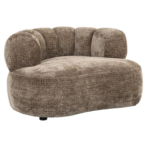 Lounge love chair Penelope stone fire retardant (Niagara 104 Stone Chenille)