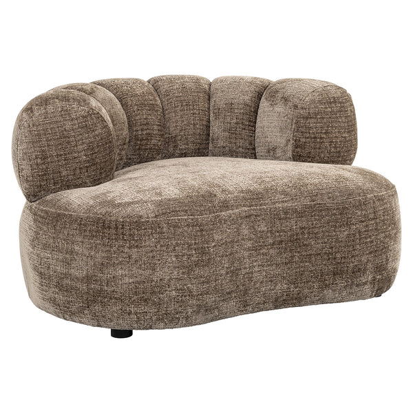 Lounge love chair Penelope stone fire retardant (Niagara 104 Stone Chenille)