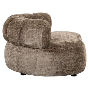 Lounge Love Chair Penelope Stone Fire Retardant (niagara 104 Stone Chenille) – Richmond Interiors – Ex Display Immediately Available From Our Buzzards Valley Showroom