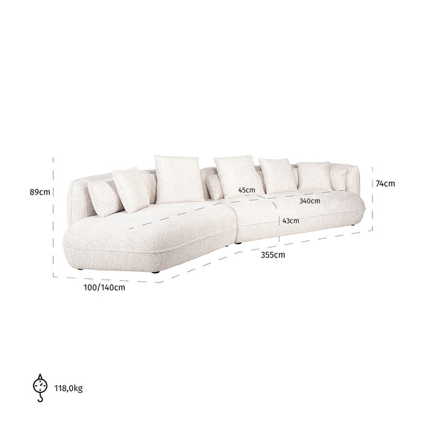 Sofa Rodina Lovely Cream (be Lovely 11 Cream)