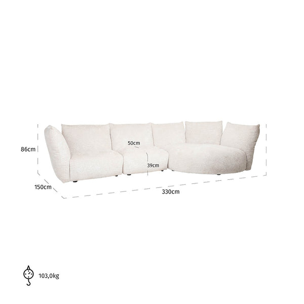 Sofa Loyd Lovely Cream (be Lovely 11 Cream)