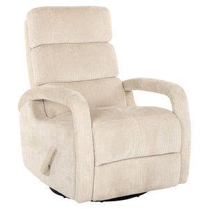 Swivel relax chair Denvi beige chenille (Niagara 902 beige)