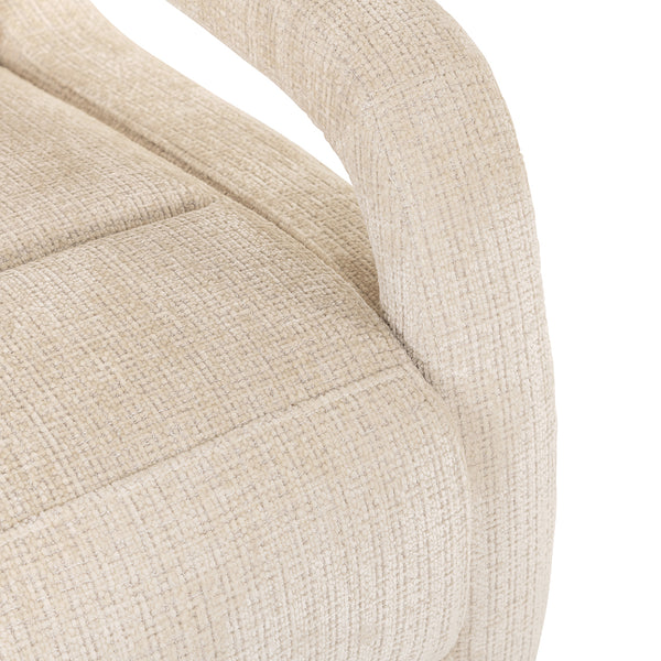 Swivel Relax Chair Denvi Beige Chenille (niagara 902 Beige)