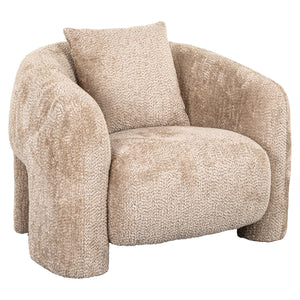 Lounge chair Milania lovely beige (Be Lovely 170 Beige)