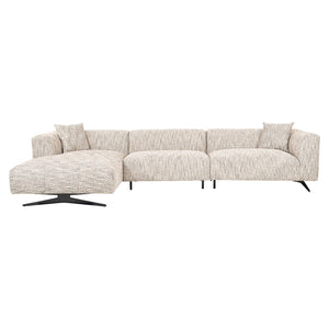 Sofa Hoxton 3 – Seater + Lounge Left (be Trendy 01 Nature)