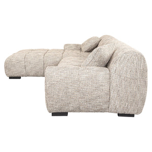 Sofa Hazel 3 – Seater + Lounge Left Trendy Nature (be Trendy 01 Nature)