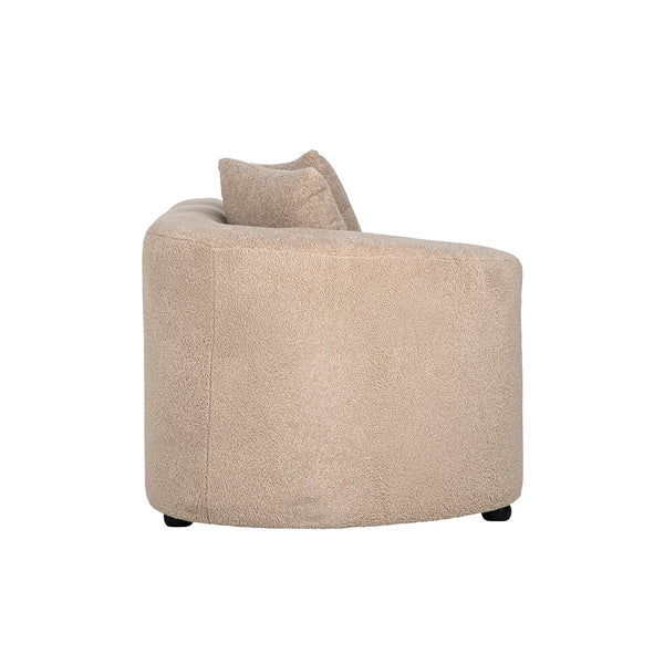Sofa Grayson arm left sand furry | fully upholstered right (Himalaya 902 sand furry)