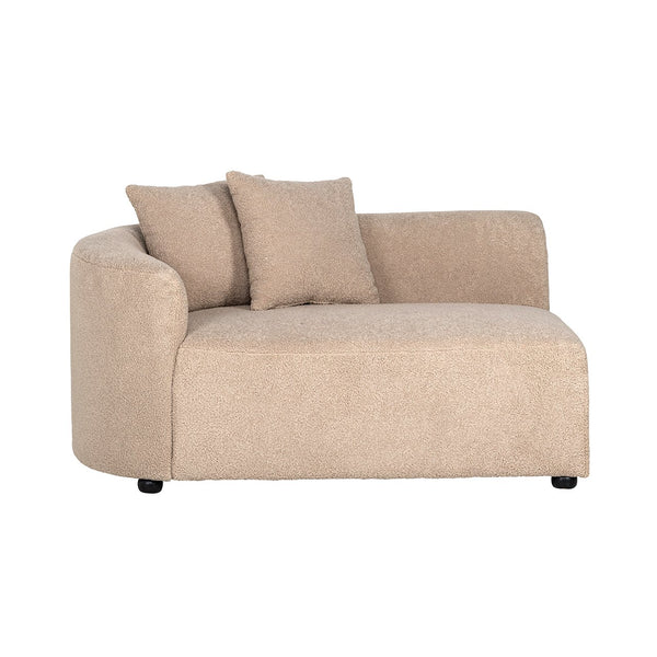 Sofa Grayson Arm Left Sand Furry | Fully Upholstered Right (himalaya 902 Sand Furry)