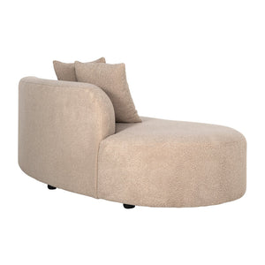 Sofa Grayson ottoman left sand furry|fully upholstered right (Himalaya 902 sand furry)