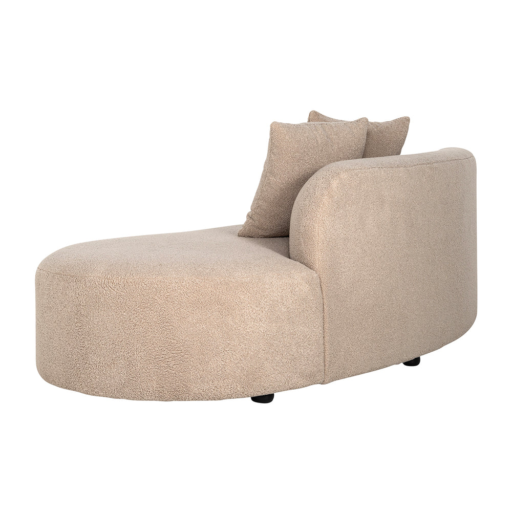 Sofa Grayson ottoman right sand furry|fully upholstered left (Himalaya 902 sand furry)