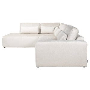 Sofa Lund 3 – Seater + Ottoman Left Cream Fusion (fusion Cream 02)