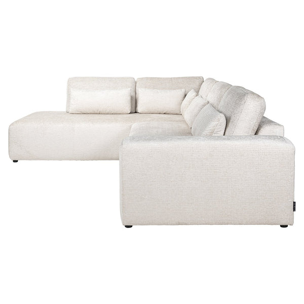 Sofa Lund 3 – Seater + Ottoman Left Cream Fusion (fusion Cream 02)