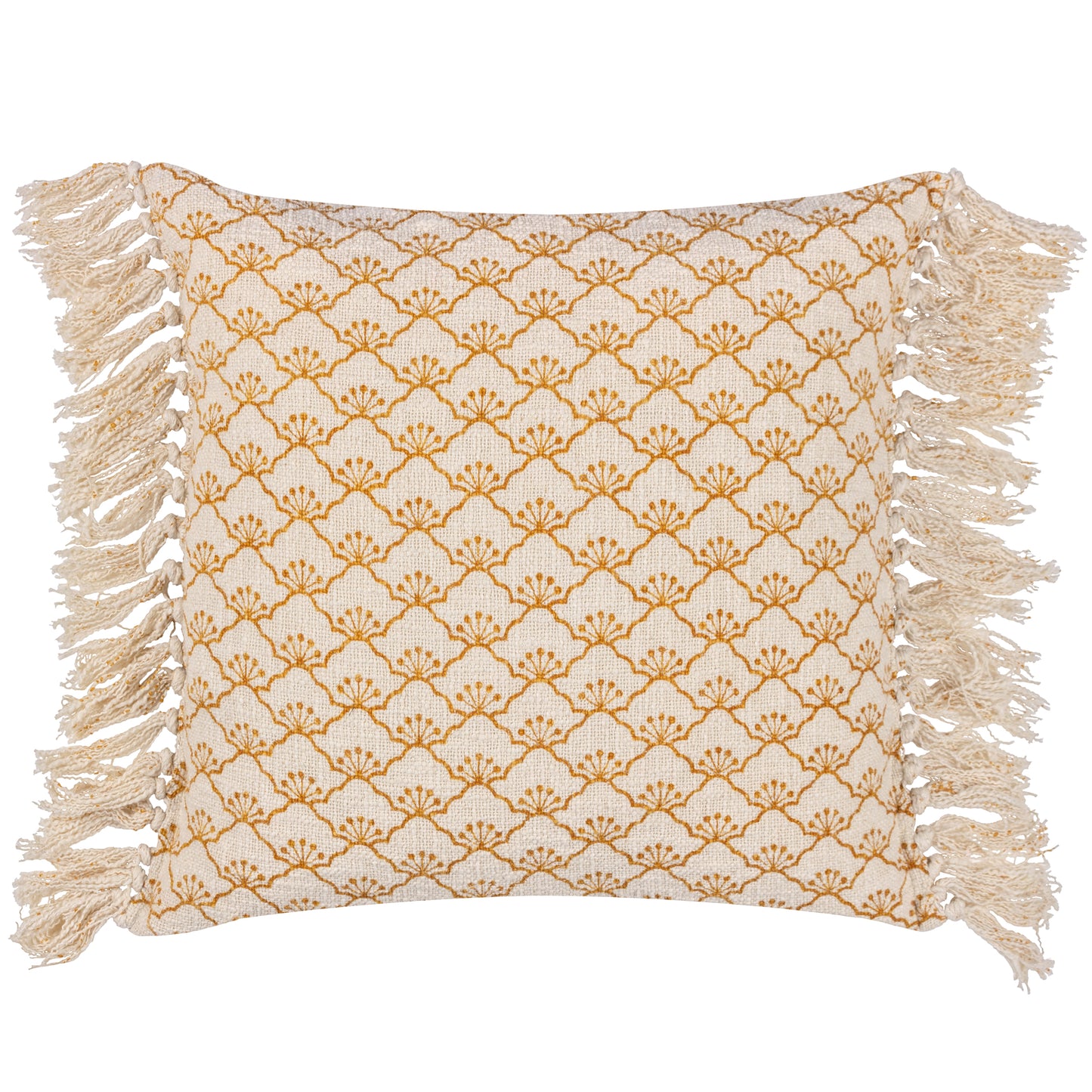 SAKU 50X50 FEATHER FILLED CUSHION HONEY