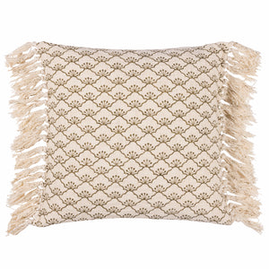 Saku 50x50 Feather Filled Cushion Olive