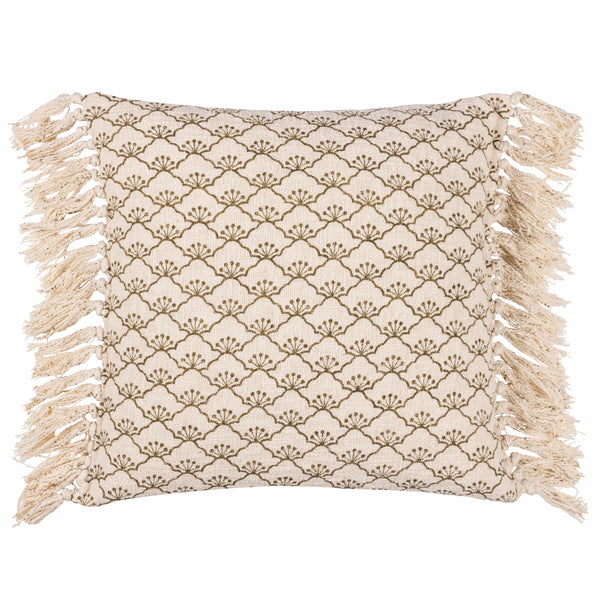 Saku 50x50 Feather Filled Cushion Olive