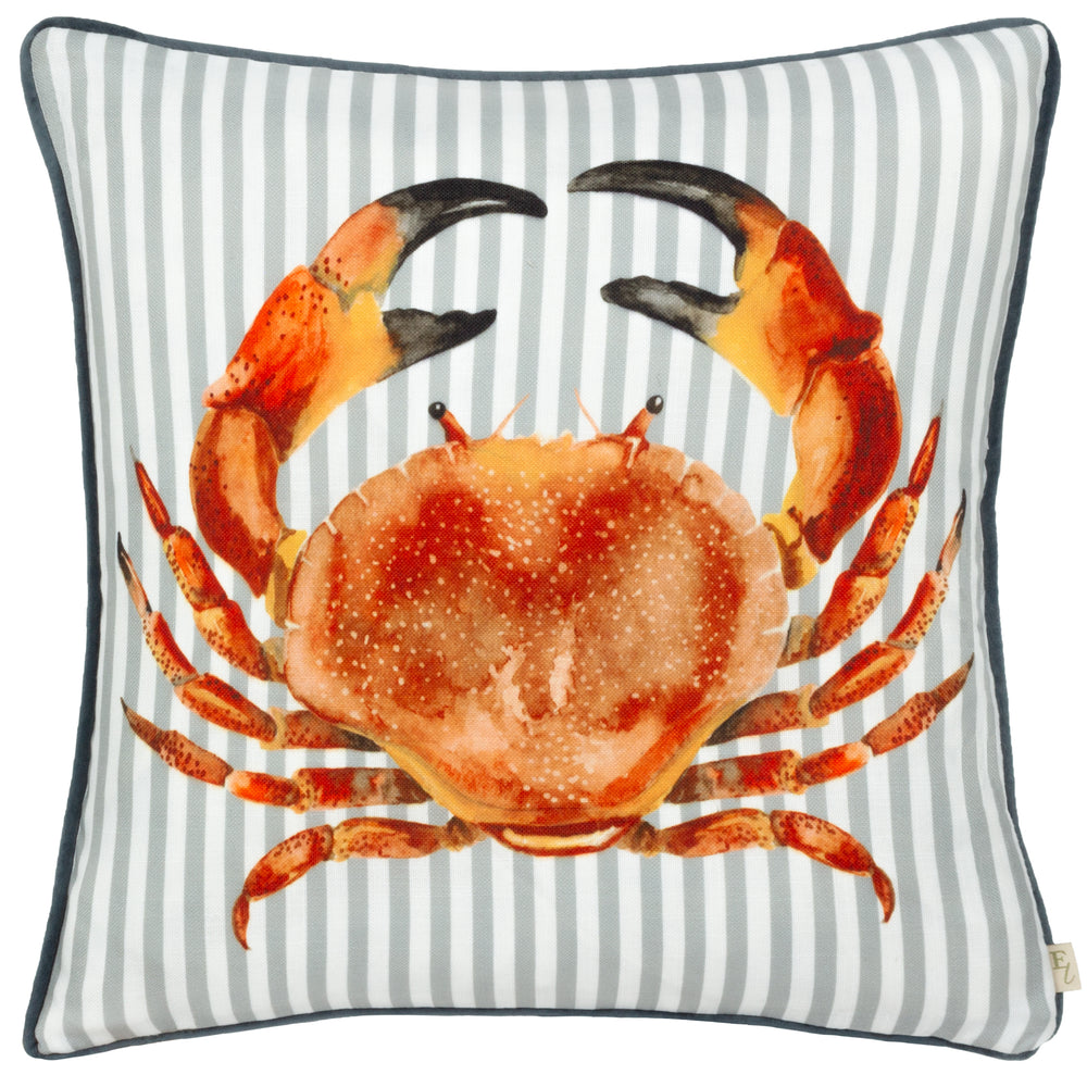 Salcombe Crab 43x43 Feather Filled Cushion Multi