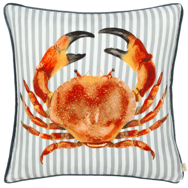 Salcombe Crab 43x43 Feather Filled Cushion Multi