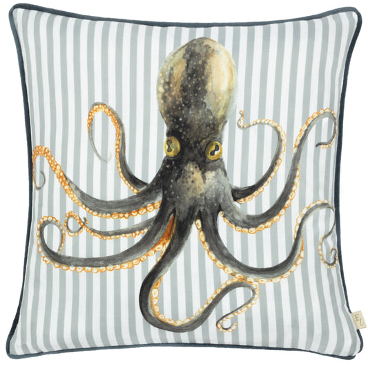 SALCOMBE OCTOPUS 43X43 FEATHER FILLED CUSHION MULTI