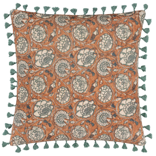 SALISA 50X50 FEATHER FILLED CUSHION RUST