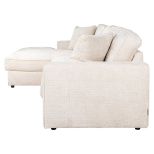 Sofa Santos Lounge Left + 2,5 – Seater Beige Niagara (niagara 902 Beige)