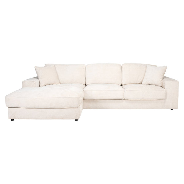 Sofa Santos Lounge Left + 2,5 – Seater Beige Niagara (niagara 902 Beige)