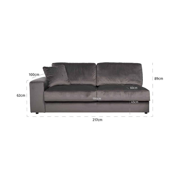 Sofa Santos 3 – Seater Arm Left