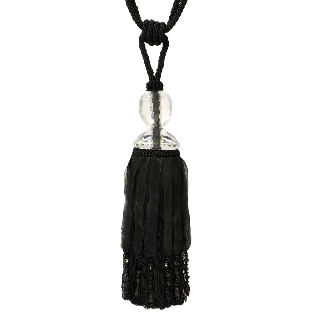 Savoy Tie Back Black