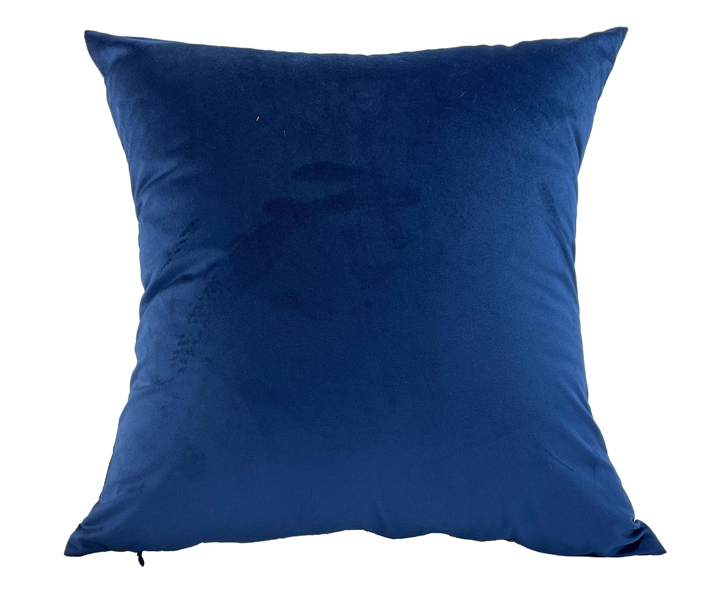 EMB LEOPARD ON BLACK VELVET CUSHION 45 X 45