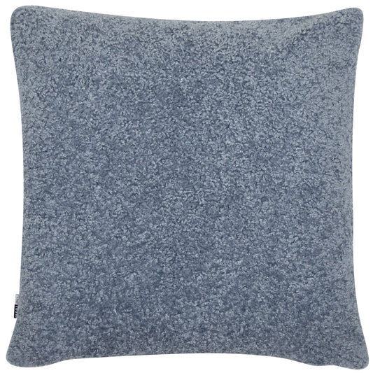 TEXTURED FAUX FUR BLUE 45 X 45