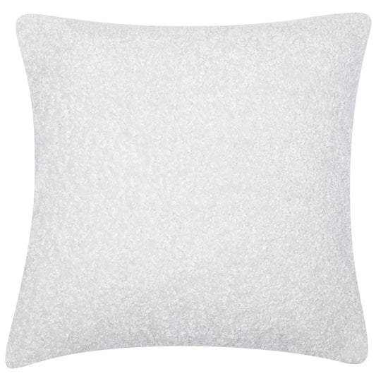TEXTURED FAUX FUR IVORY 45 X 45