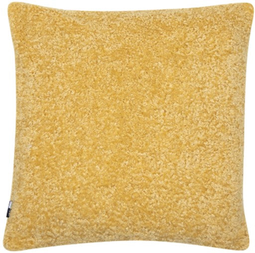 Textured Faux Fur Mustard 45x45